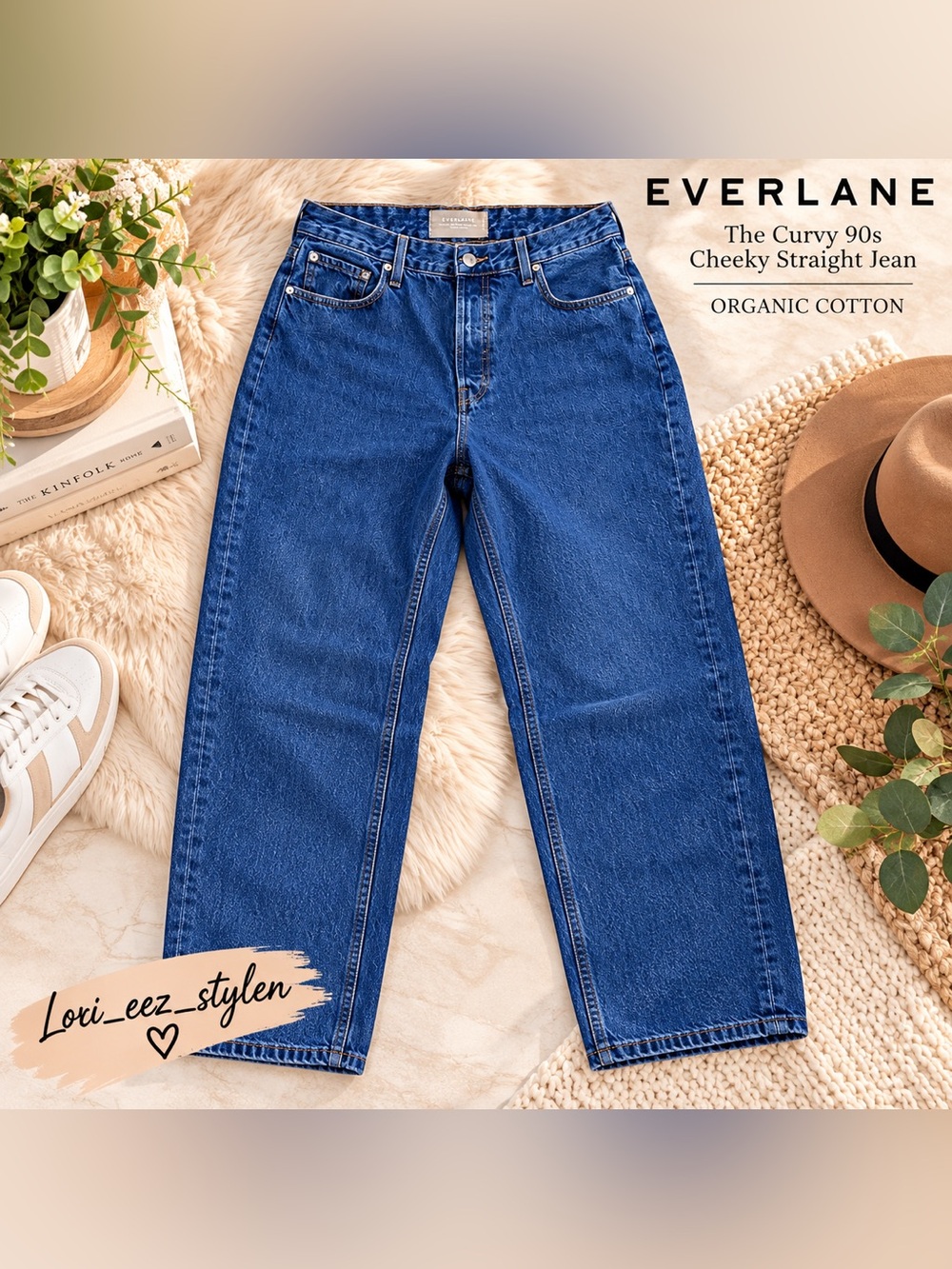 Everlane Blue Straight Leg Jeans